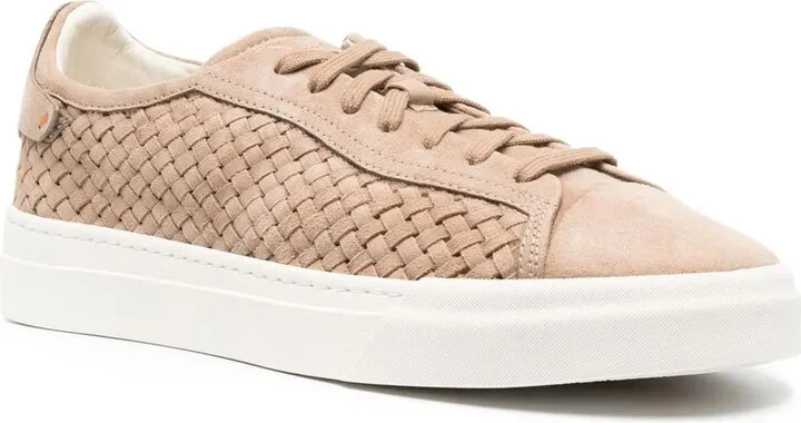 Interwoven Lace-Up Sneakers - Image 2