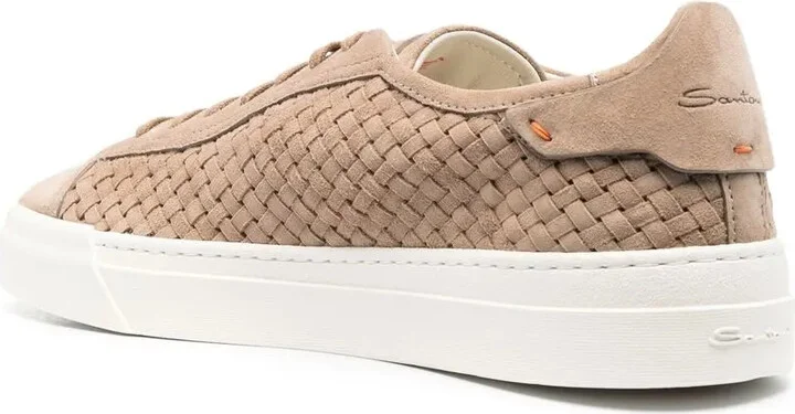 Interwoven Lace-Up Sneakers - Image 3