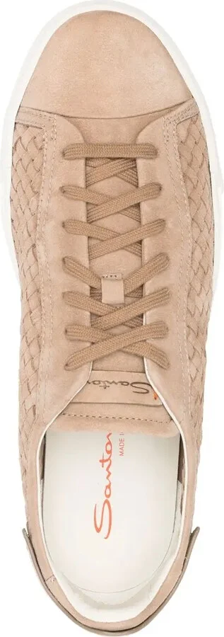 Interwoven Lace-Up Sneakers - Image 4