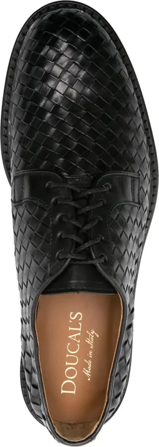 interwoven leather Derby shoes - Image 4