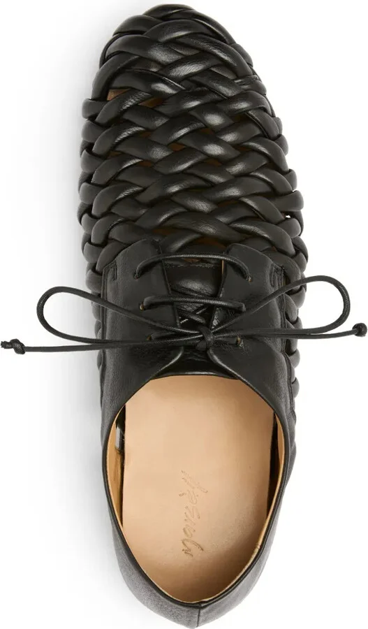 interwoven leather Derby shoes - Image 3
