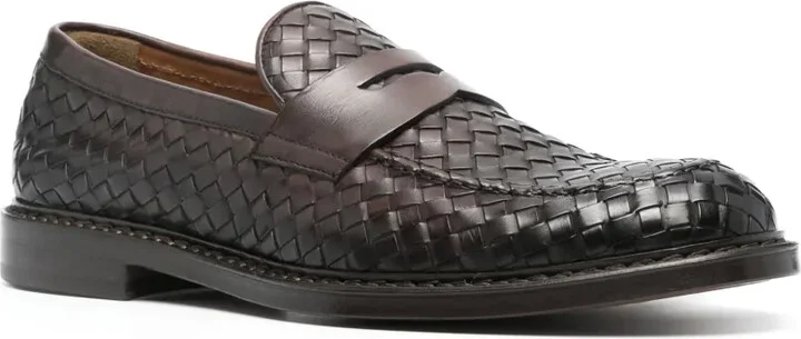Interwoven Leather Loafers - Image 2