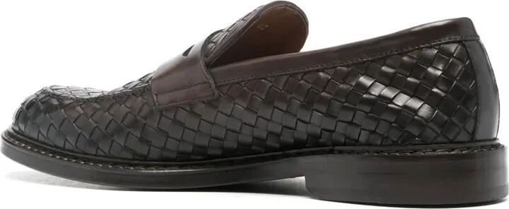 Interwoven Leather Loafers - Image 3