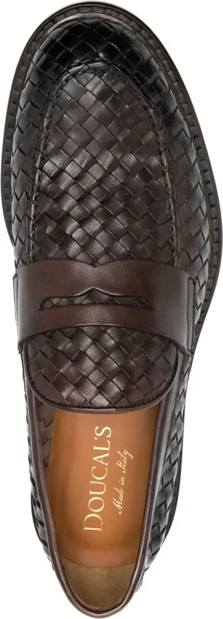 Interwoven Leather Loafers - Image 4