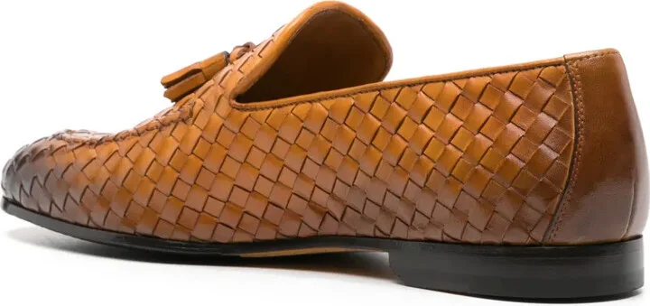 Interwoven Leather Loafers - Image 3