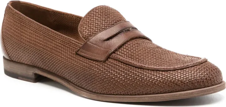Interwoven Leather Loafers - Image 2
