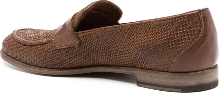 Interwoven Leather Loafers - Image 3