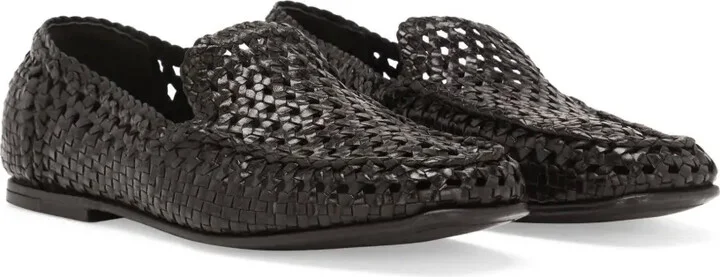 Interwoven Leather Loafers - Image 2