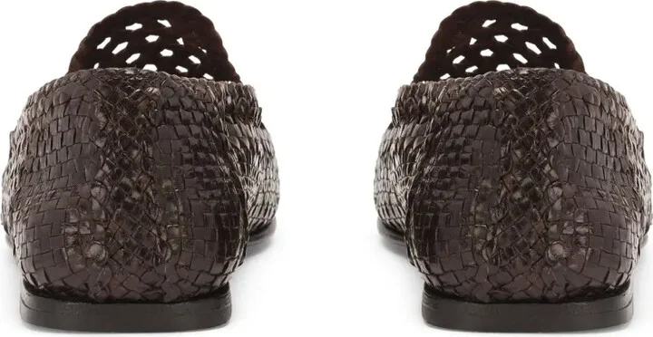 Interwoven Leather Loafers - Image 3