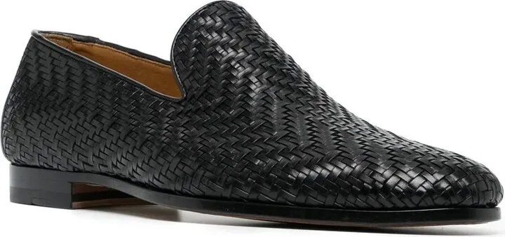 Interwoven Leather Loafers - Image 2