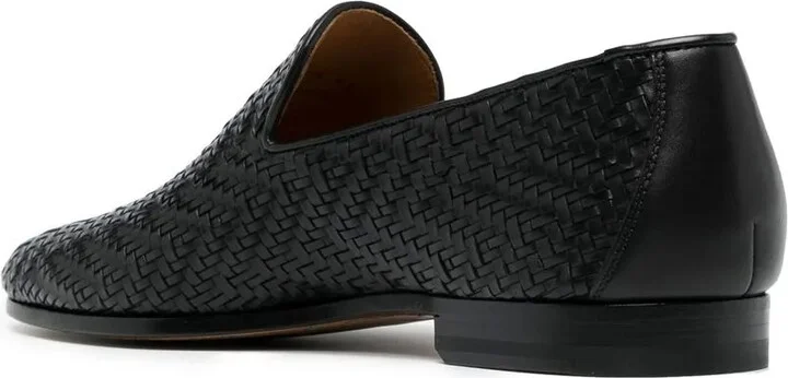 Interwoven Leather Loafers - Image 3
