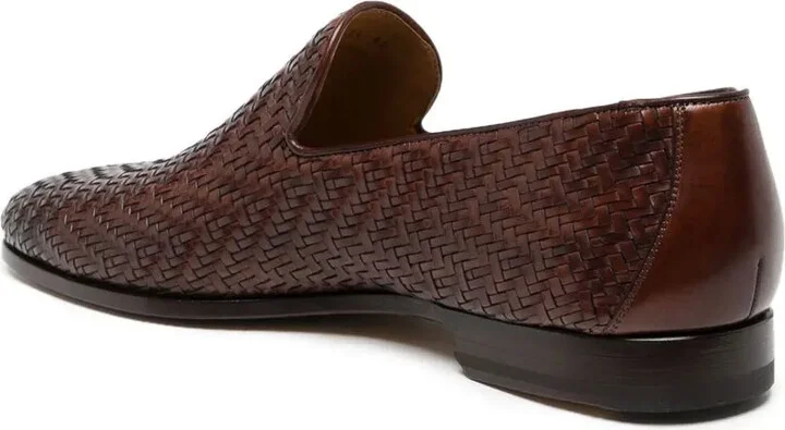 Interwoven Leather Loafers - Image 3