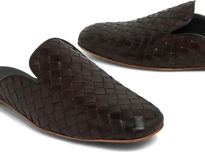 Interwoven Leather Loafers - Image 2