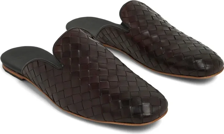 Interwoven Leather Loafers - Image 4