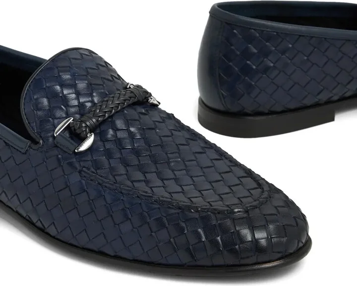 Interwoven Leather Loafers - Image 2