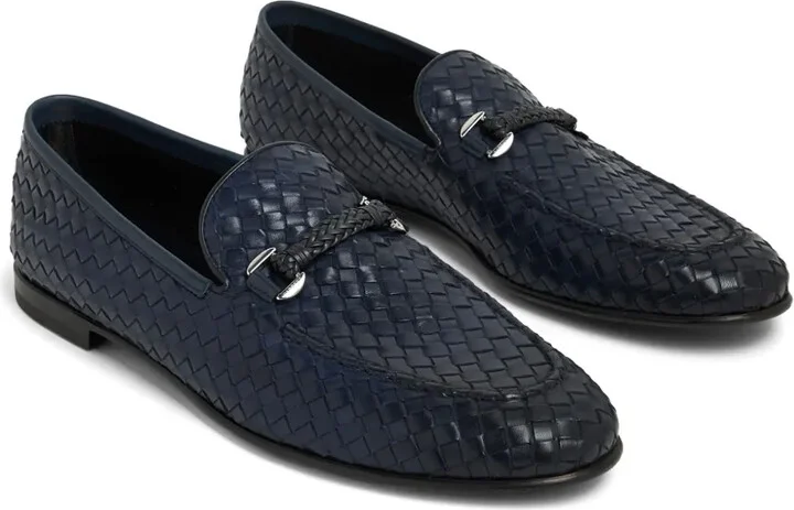 Interwoven Leather Loafers - Image 4