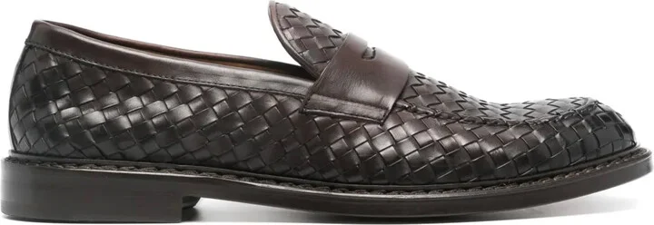 Interwoven Leather Loafers