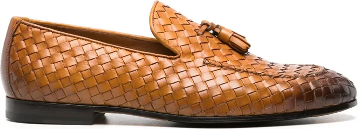 Interwoven Leather Loafers