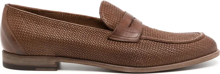 Interwoven Leather Loafers