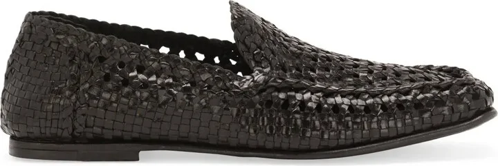 Interwoven Leather Loafers