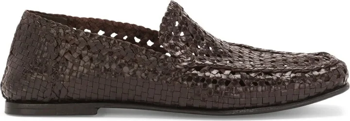 Interwoven Leather Loafers