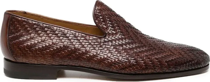Interwoven Leather Loafers