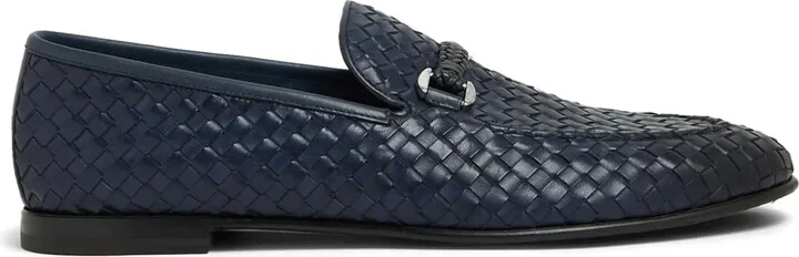 Interwoven Leather Loafers