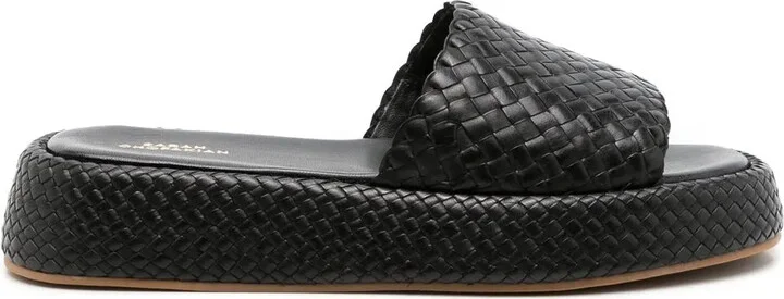 Interwoven Leather Sandals