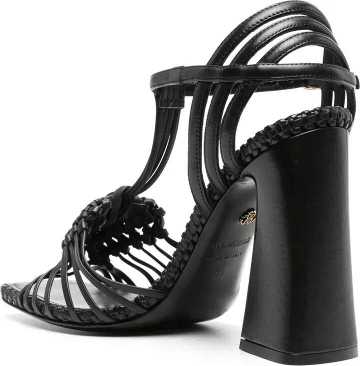 Interwoven-Straps Leather Sandals - Image 3