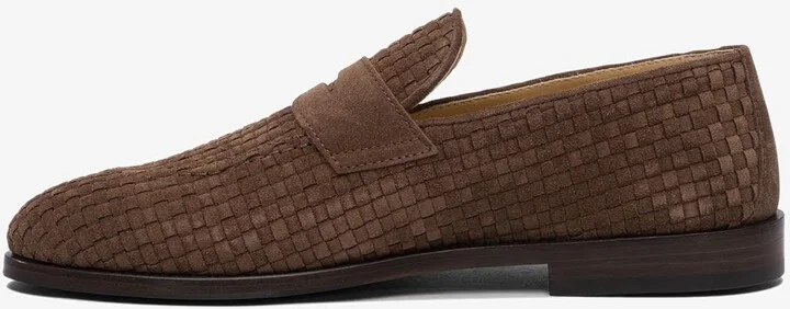 Interwoven Suede Loafers - Image 2