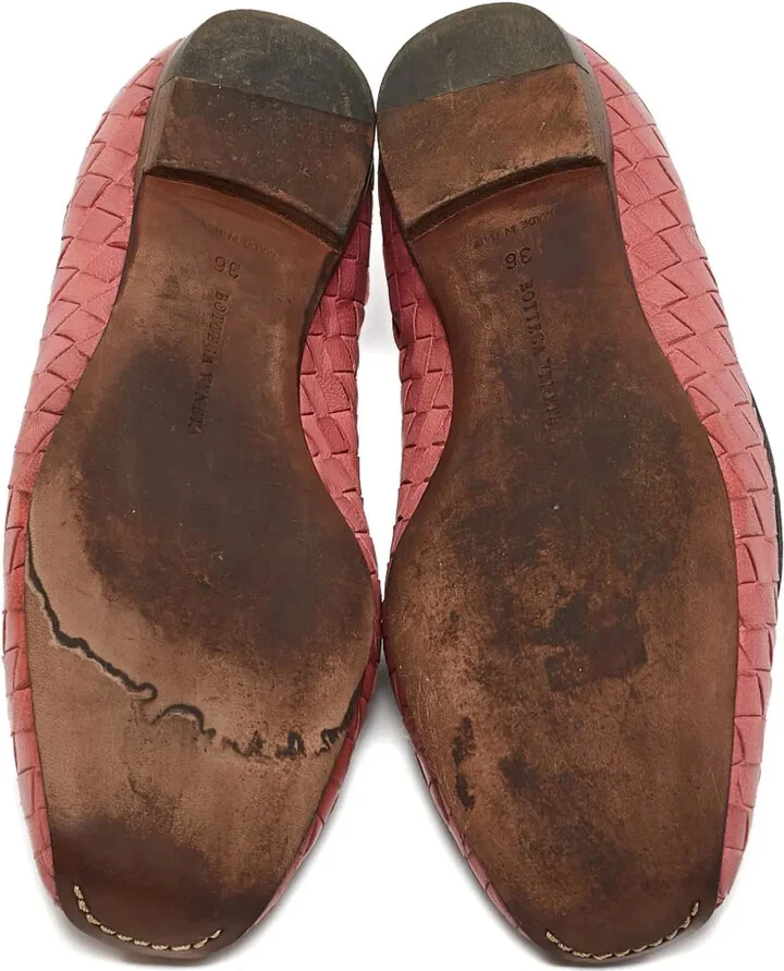Intrecciato bow-detailing ballet flats - Image 4
