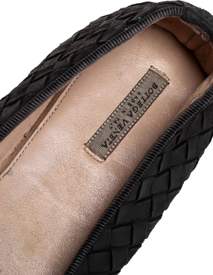 Intrecciato leather ballet flats - Image 4