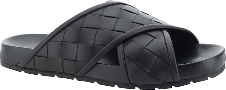 Intrecciato Leather Sandals - Image 2
