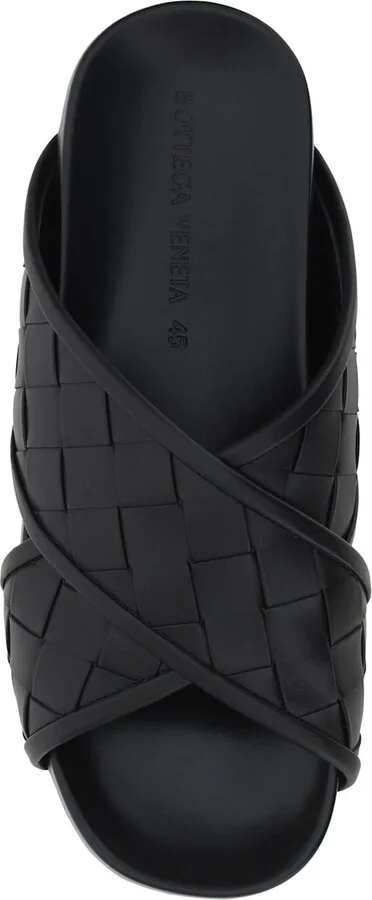 Intrecciato Leather Sandals - Image 4