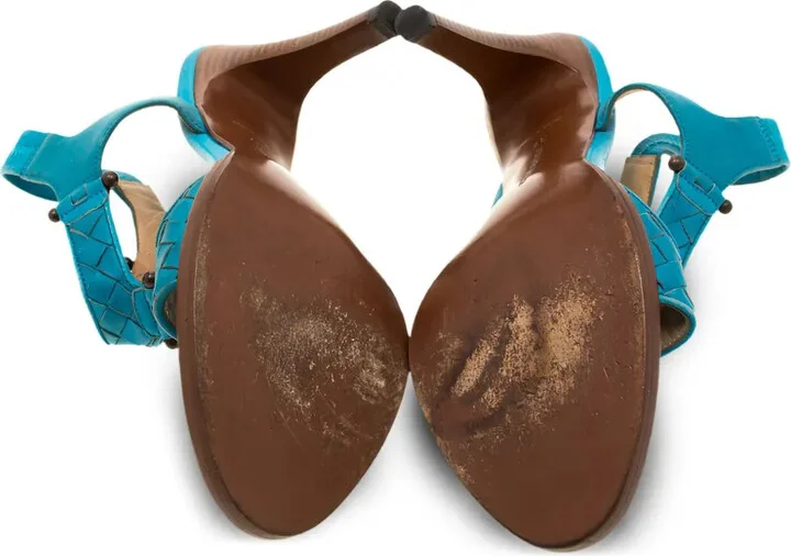 Intrecciato leather sandals - Image 5