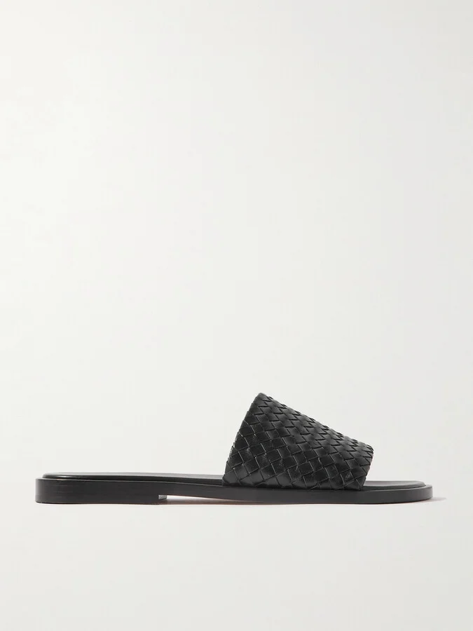 Intrecciato Leather Sandals
