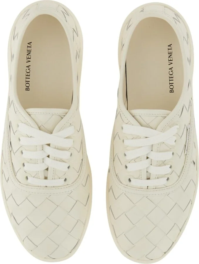 Intrecciato Leather Sneakers - Image 5