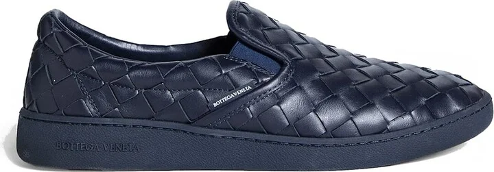 Intrecciato Leather Sneakers