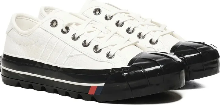 Intrepid lace-up rubber-toe trainers - Image 2