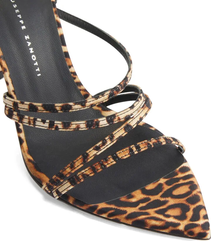 Intriigo Claire 90mm animal-print sandals - Image 4