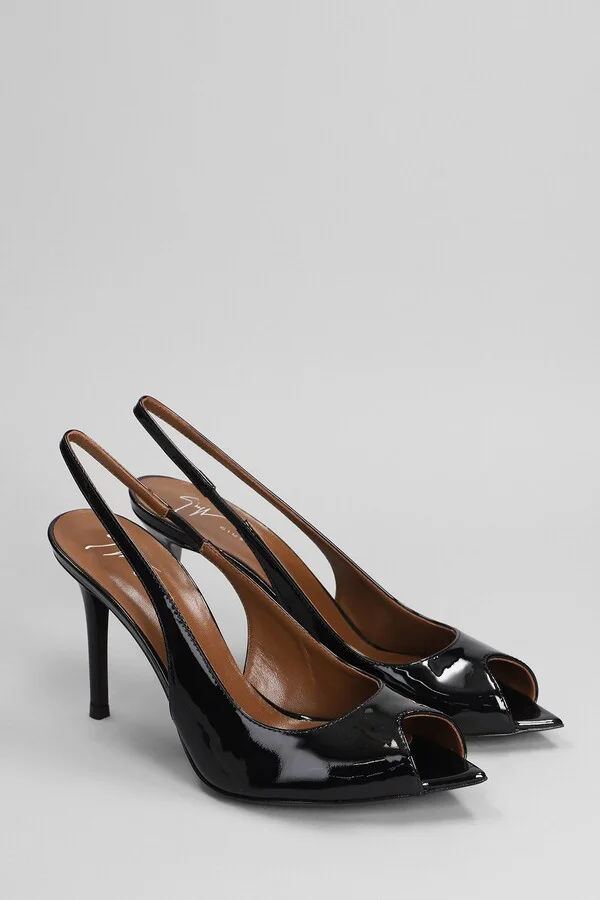 Intriigo Pumps In Black Leather - Image 2