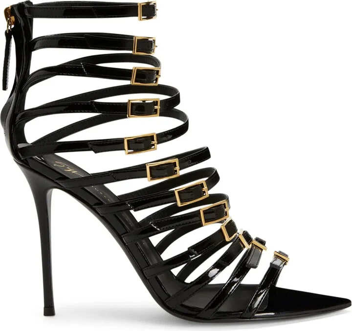 Intriigo Punk 105mm strap-design sandals