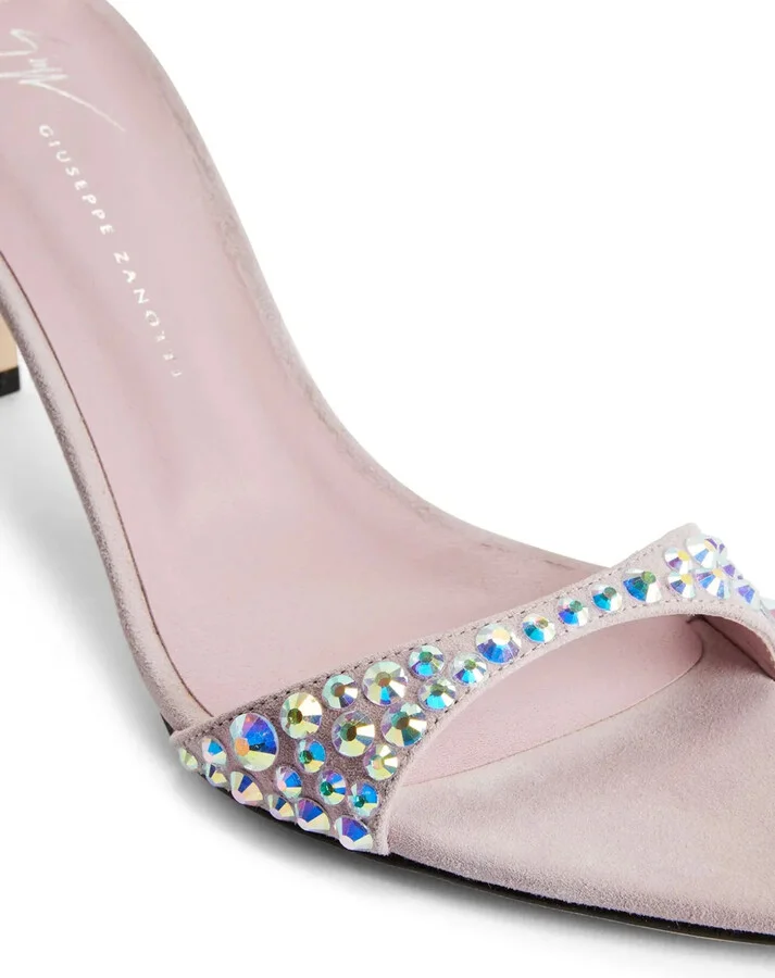 Intriigo Queen 70mm crystal-embellished sandals - Image 4