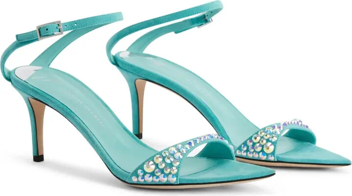 Intriigo Queen 70mm crystal-embellished sandals - Image 2