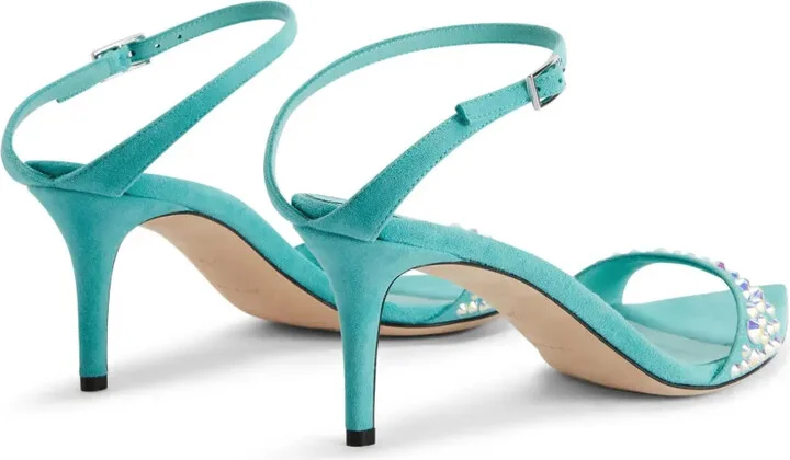 Intriigo Queen 70mm crystal-embellished sandals - Image 3