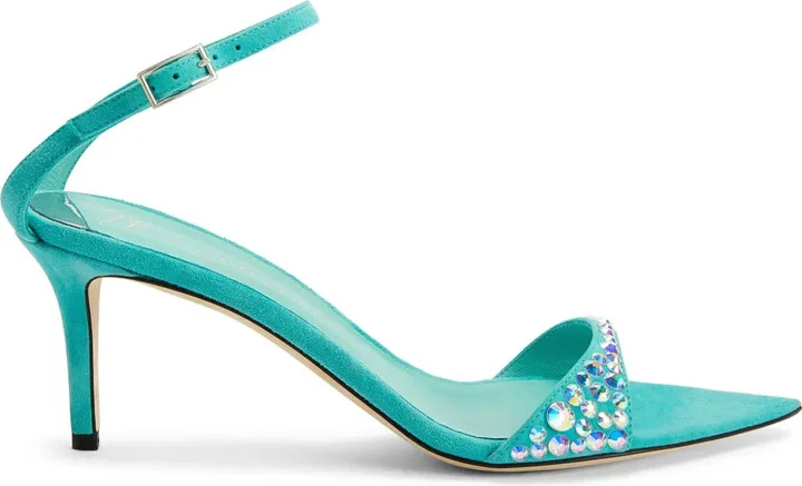Intriigo Queen 70mm crystal-embellished sandals