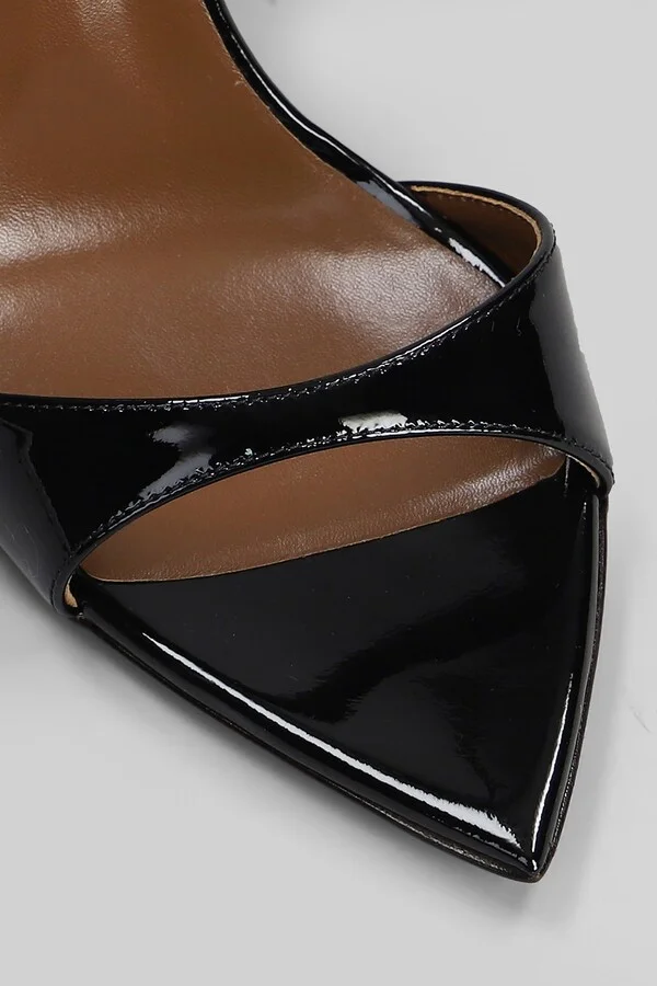 Intriigo Strap 105 Sandals In Black Leather - Image 5