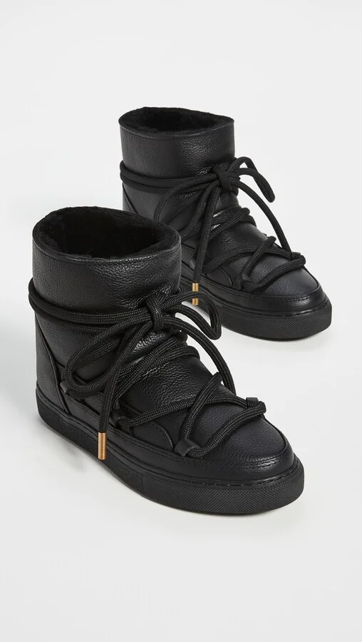 Inuikii Full Leather Shearling Sneakers - Image 5