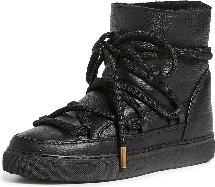 Inuikii Full Leather Shearling Sneakers