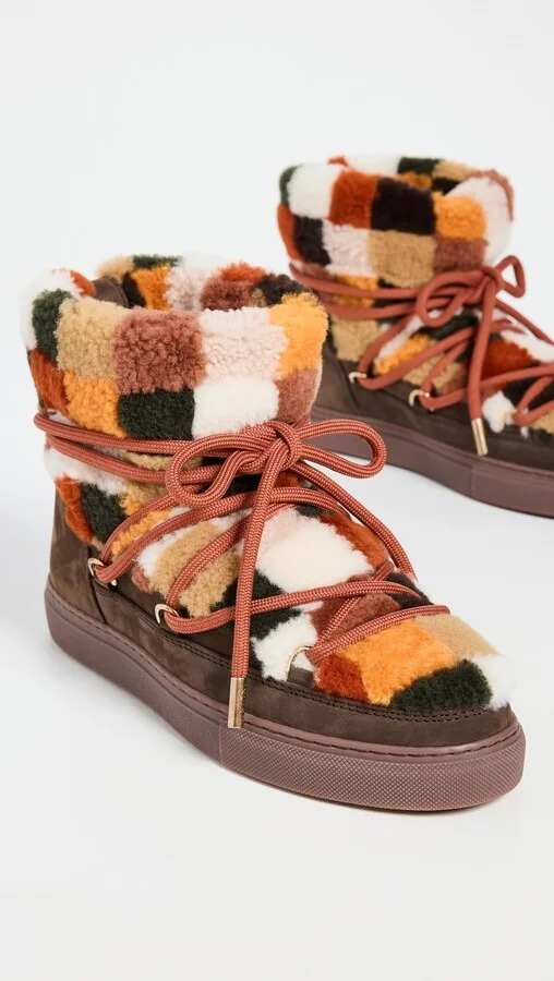 Inuikii Shearling Patchwork Boots - Image 2